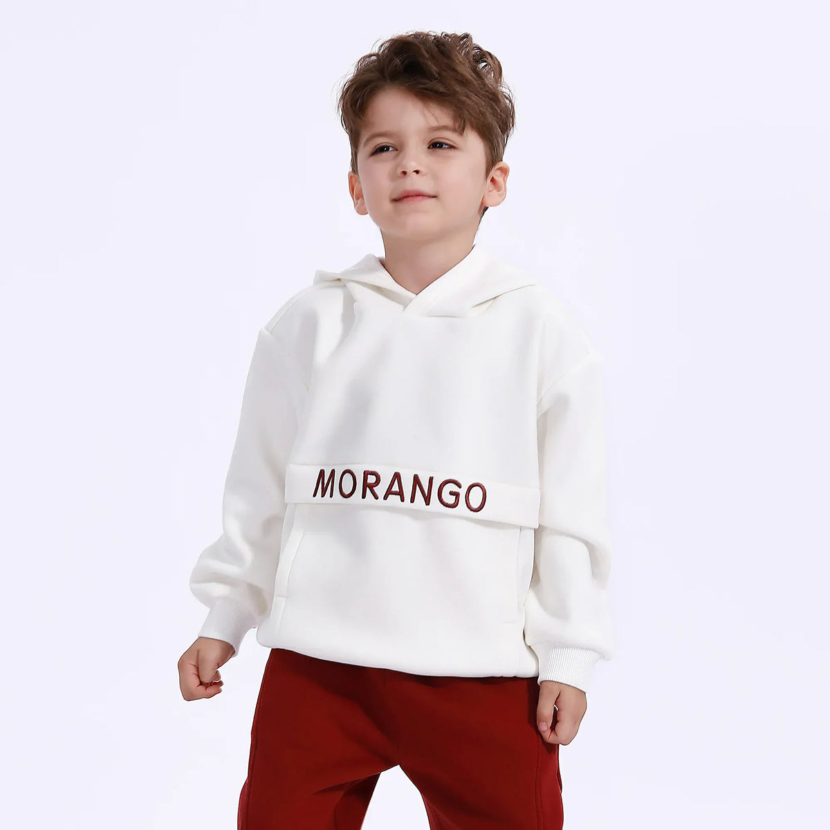 Casual Embroidery Hoodie for Boys Image