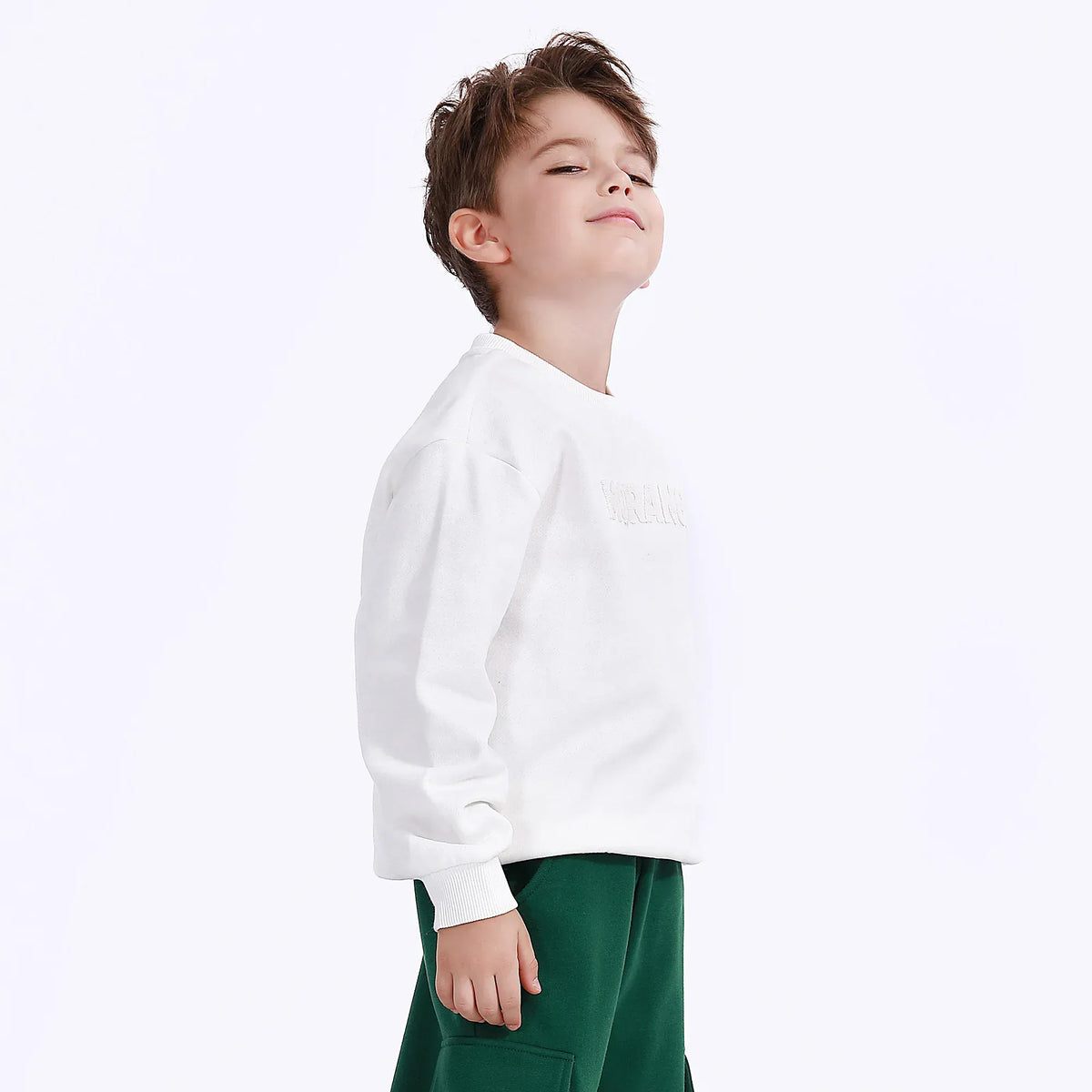 Casual Embroidery Sweatshirt for Boys Image