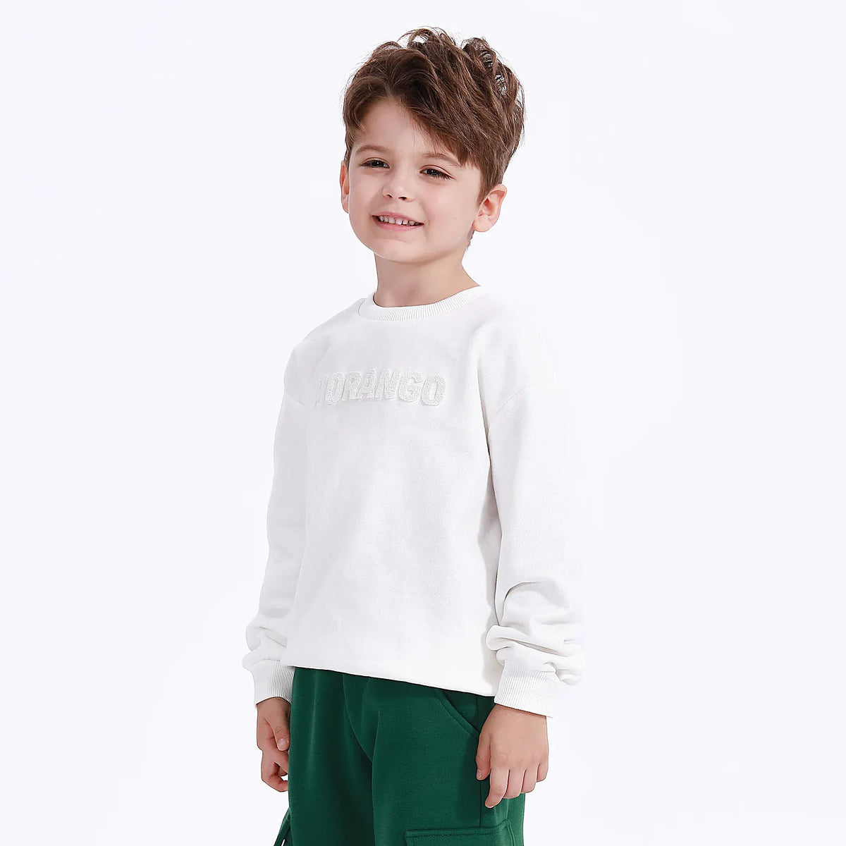 Casual Embroidery Sweatshirt for Boys Image