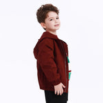 Casual Plain Jacket for Boys Image