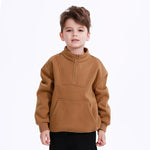 Casual Plain Sweatshirt for Boys Image