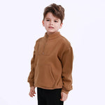 Casual Plain Sweatshirt for Boys Image