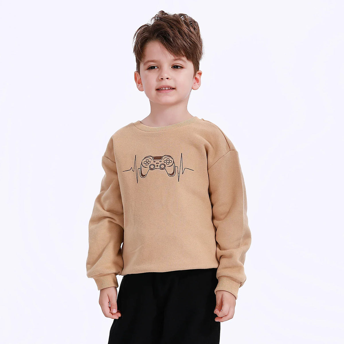 Casual Printed Sweatshirt for Boys Image