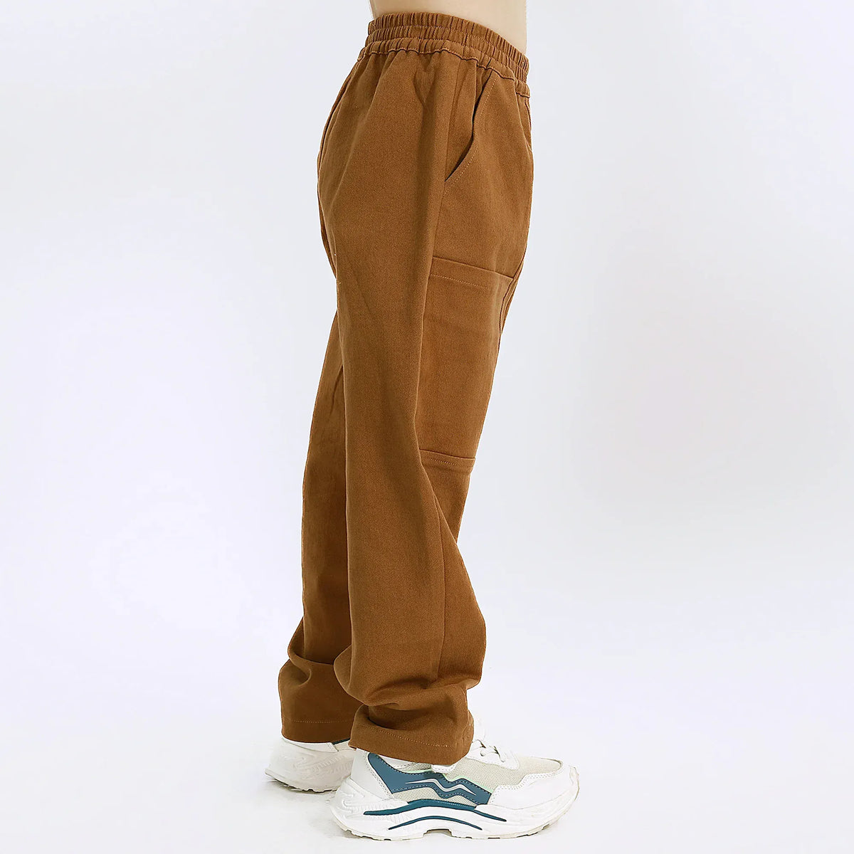 Casual Plain Pants for Boys Image