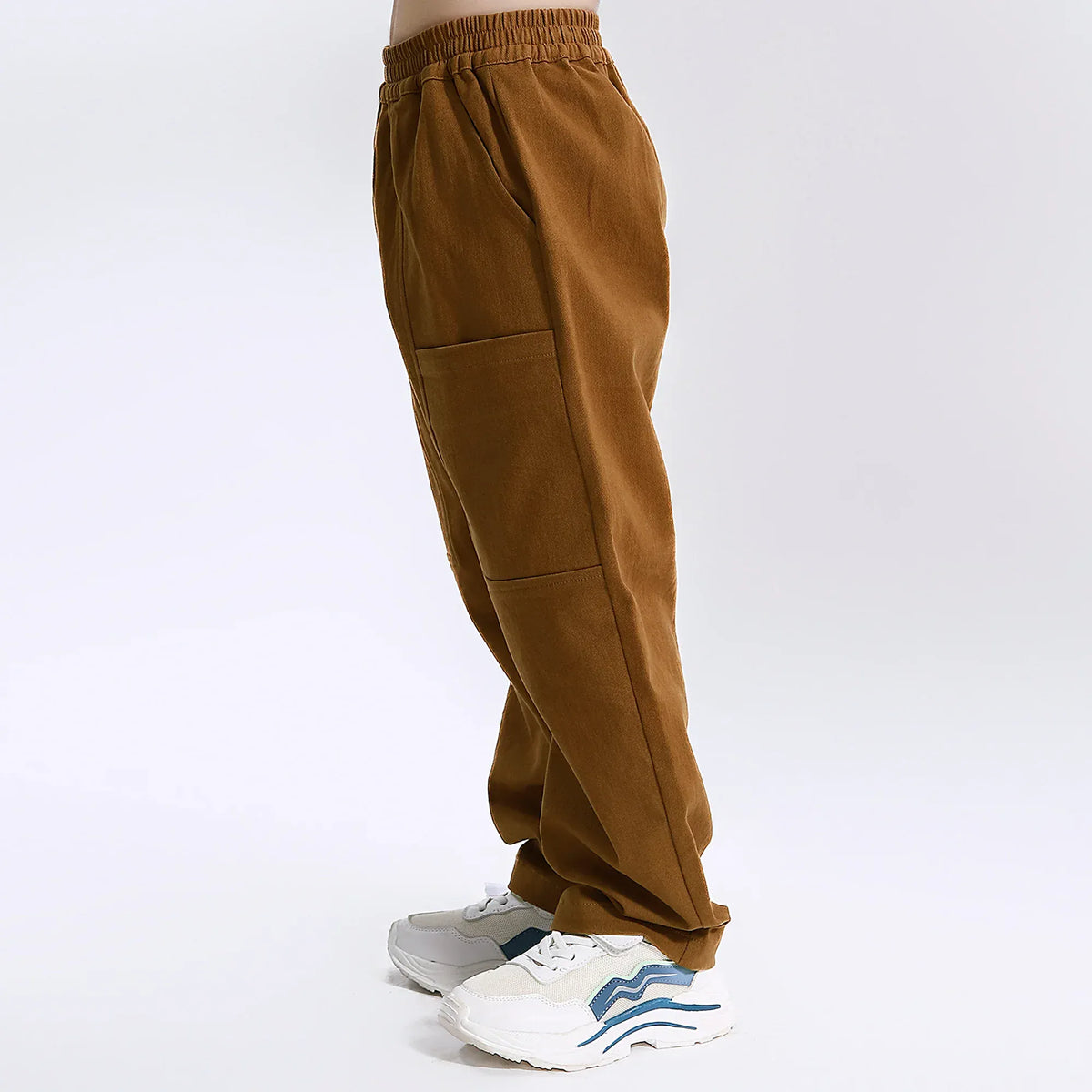 Casual Plain Pants for Boys Image