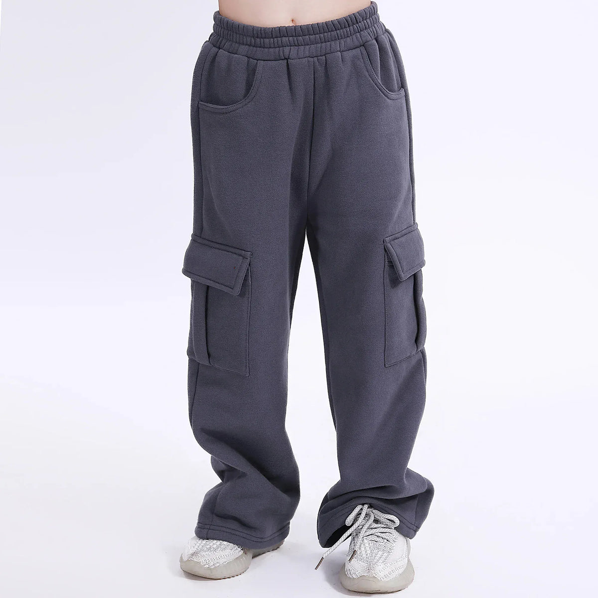 Casual Plain Pants for Boys Image
