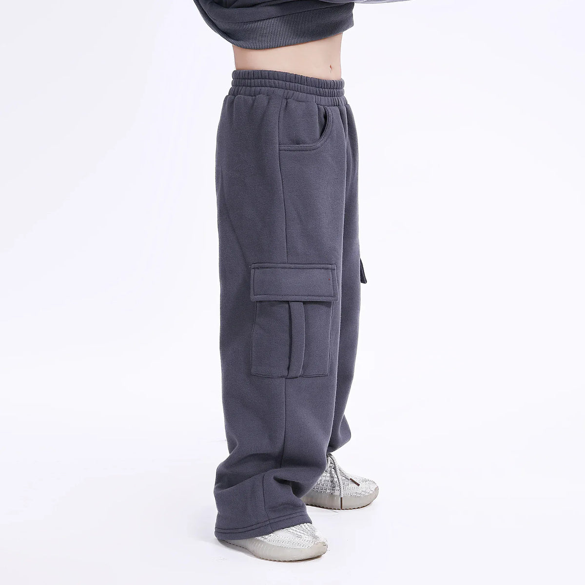 Casual Plain Pants for Boys Image