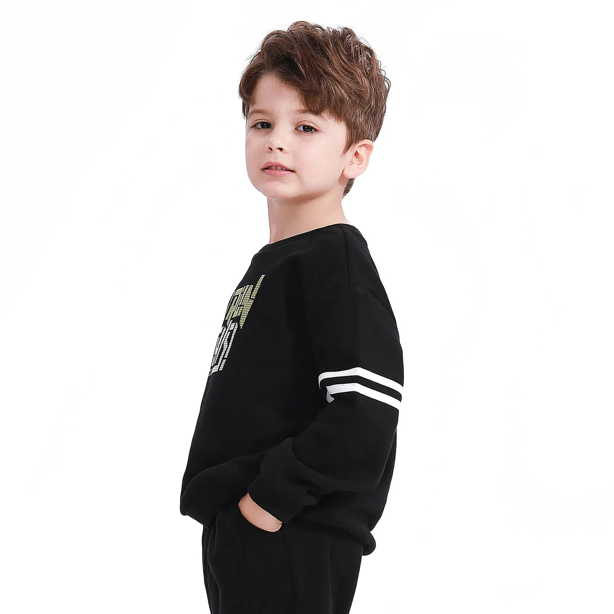 Casual Printed Sweatshirt for Boys Image