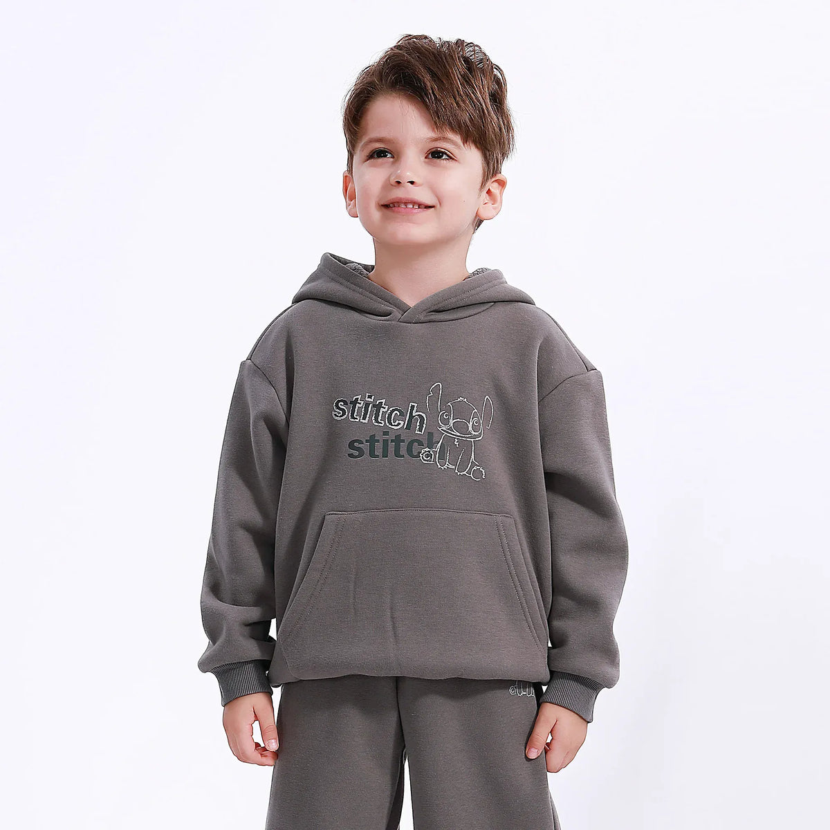 Casual Printed Hoodie for Boys Image