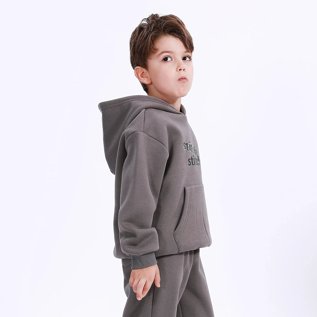 Casual Printed Hoodie for Boys Image