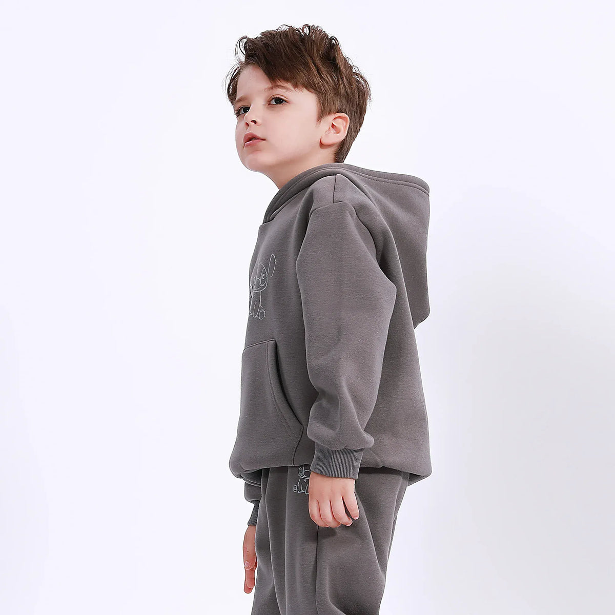 Casual Printed Hoodie for Boys Image
