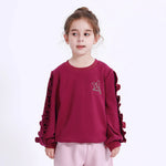 Casual Embroidery Sweatshirt for Girls Image
