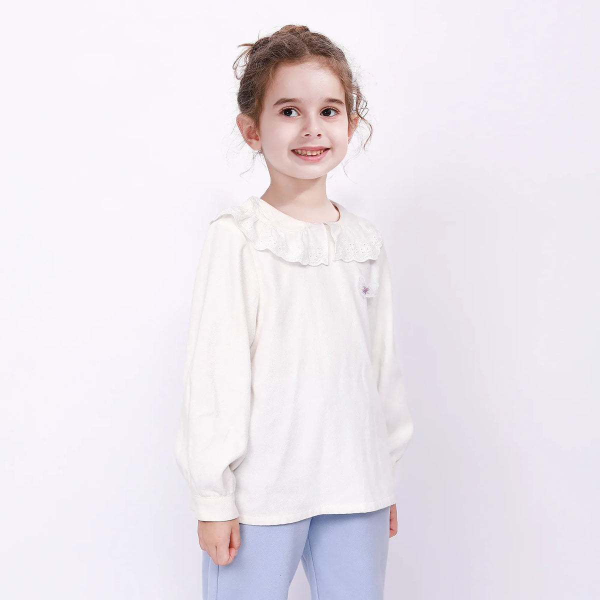 Casual Floral Blouse for Girls Image