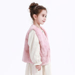 Casual Solid Waistcoat for Girls Image
