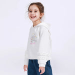 Casual Printed Hoodie for Girls Image