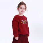 Casual Printed Sweatshirt for Girls Image