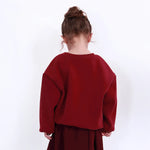 Casual Printed Sweatshirt for Girls Image