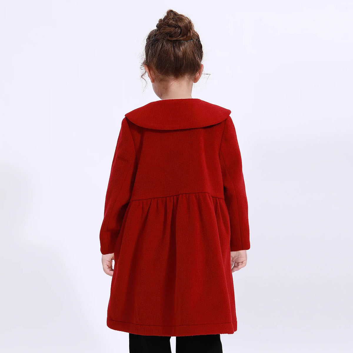 Casual Plain Jacket for Girls Image