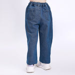 Casual Washed Jeans Pants for Girls Image