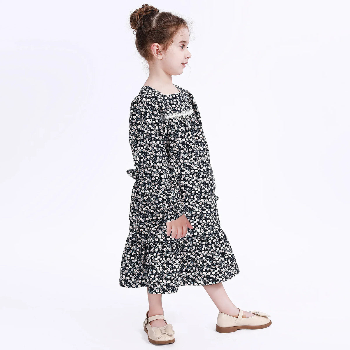 Casual Floral Dress for Girls Image