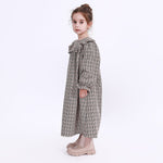 Casual Checked Dress for Girls Image