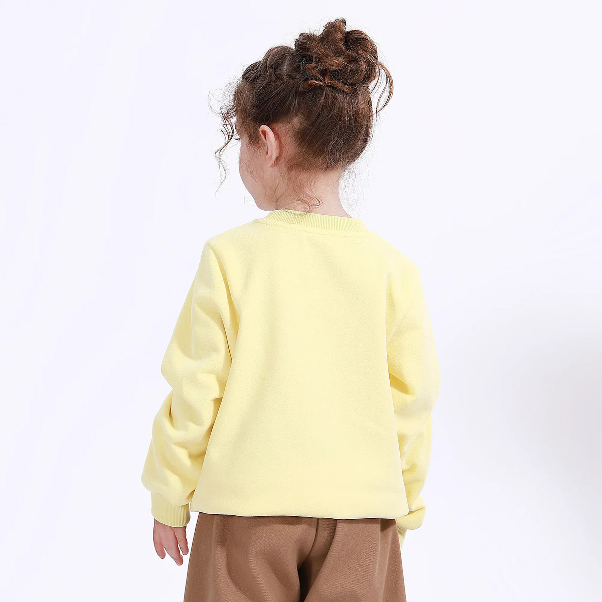 Casual Printed Sweatshirt for Girls Image