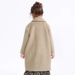 Casual Plain Jacket for Girls Image