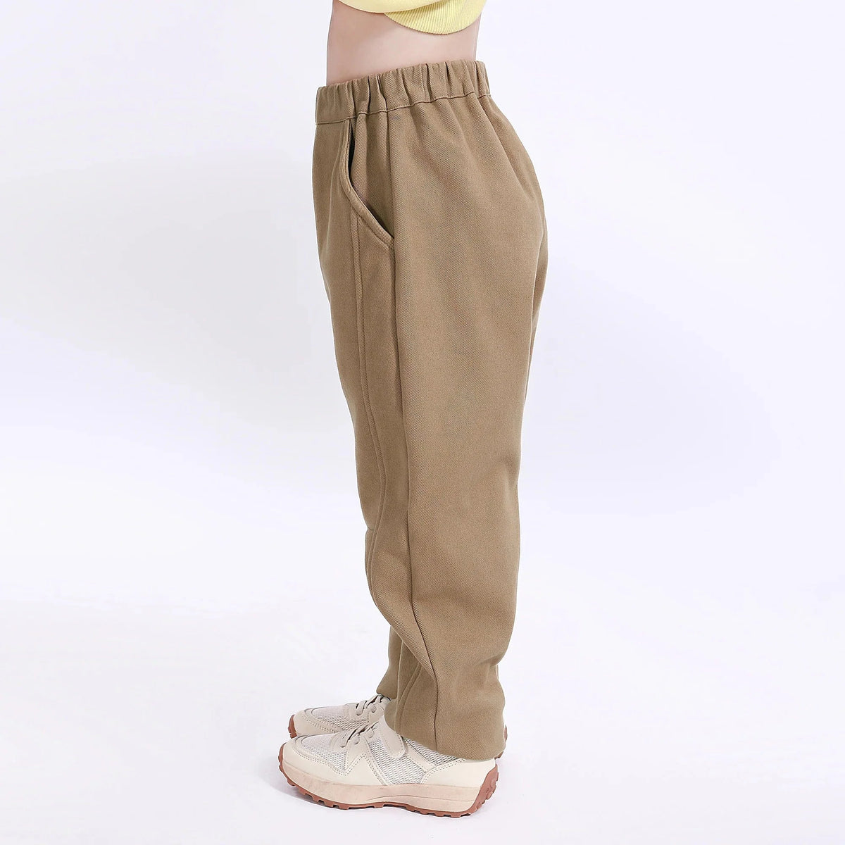 Casual Plain Pants for Girls Image