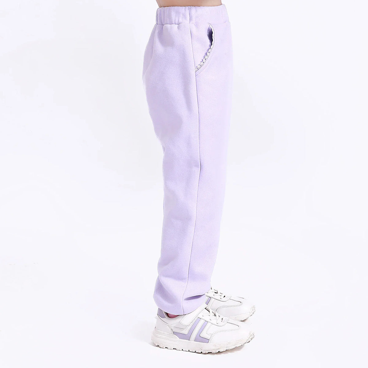 Casual Plain Pants for Girls Image