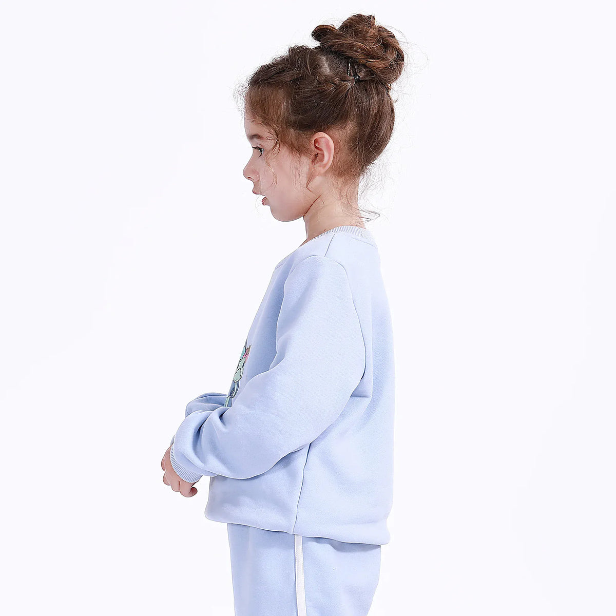 Casual Printed Sweatshirt for Girls Image