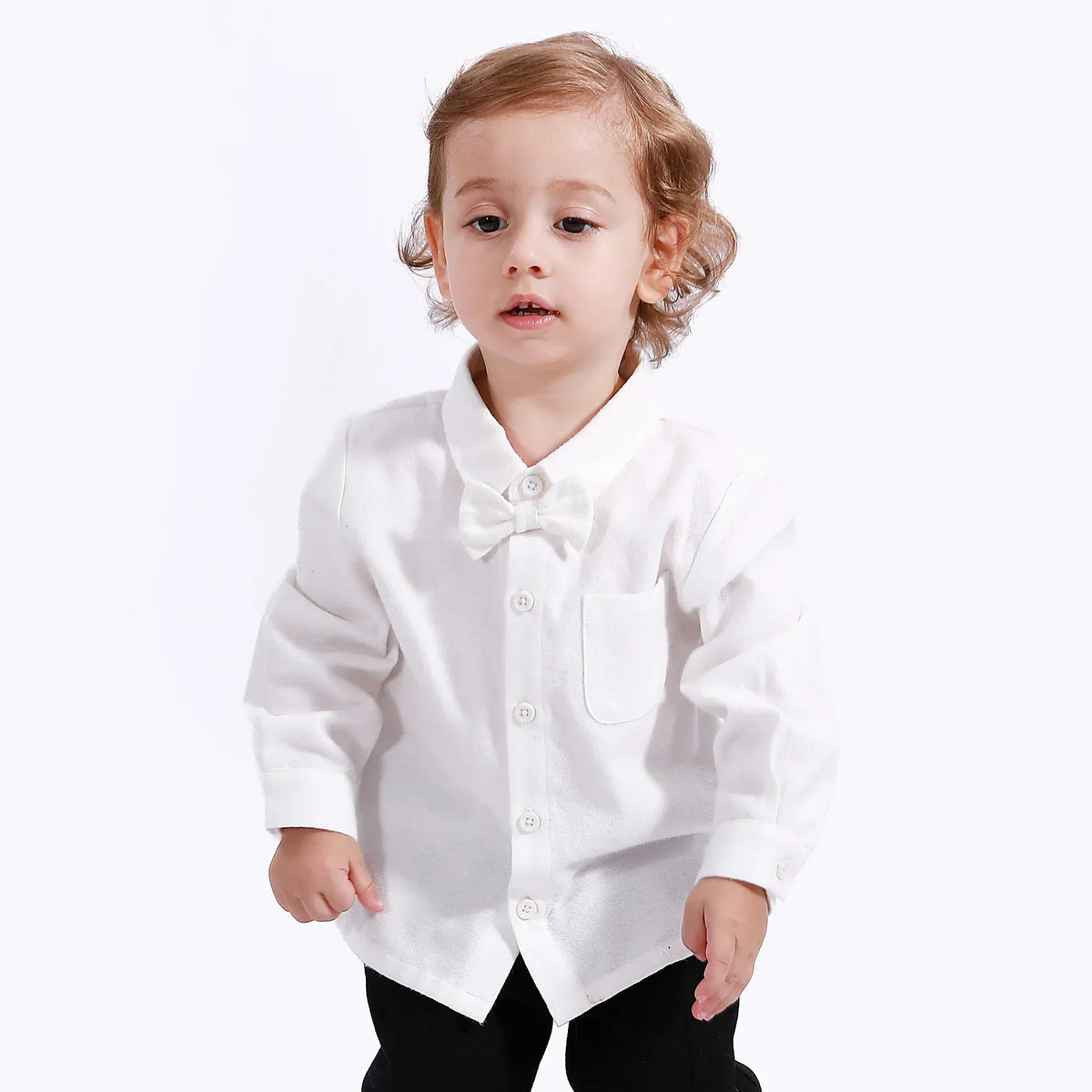 Casual Plain Shirt for Baby boy Image