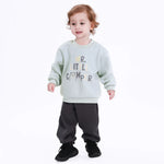 Light Blue Casual Printed Sweatshirt for Baby boy Image