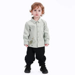 Light Green Casual Printed Shirt for Baby boy Image