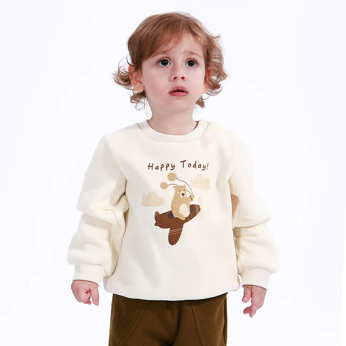 Casual Printed Sweatshirt for Baby boy Image