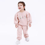 Pink Casual Floral Sweatshirt for Baby girl Image