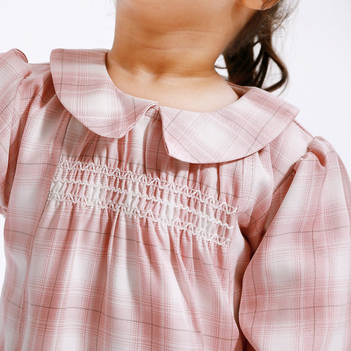 Casual Checked Dress for Baby girl Image