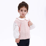 Casual Jacquard Waistcoat for Baby girl Image