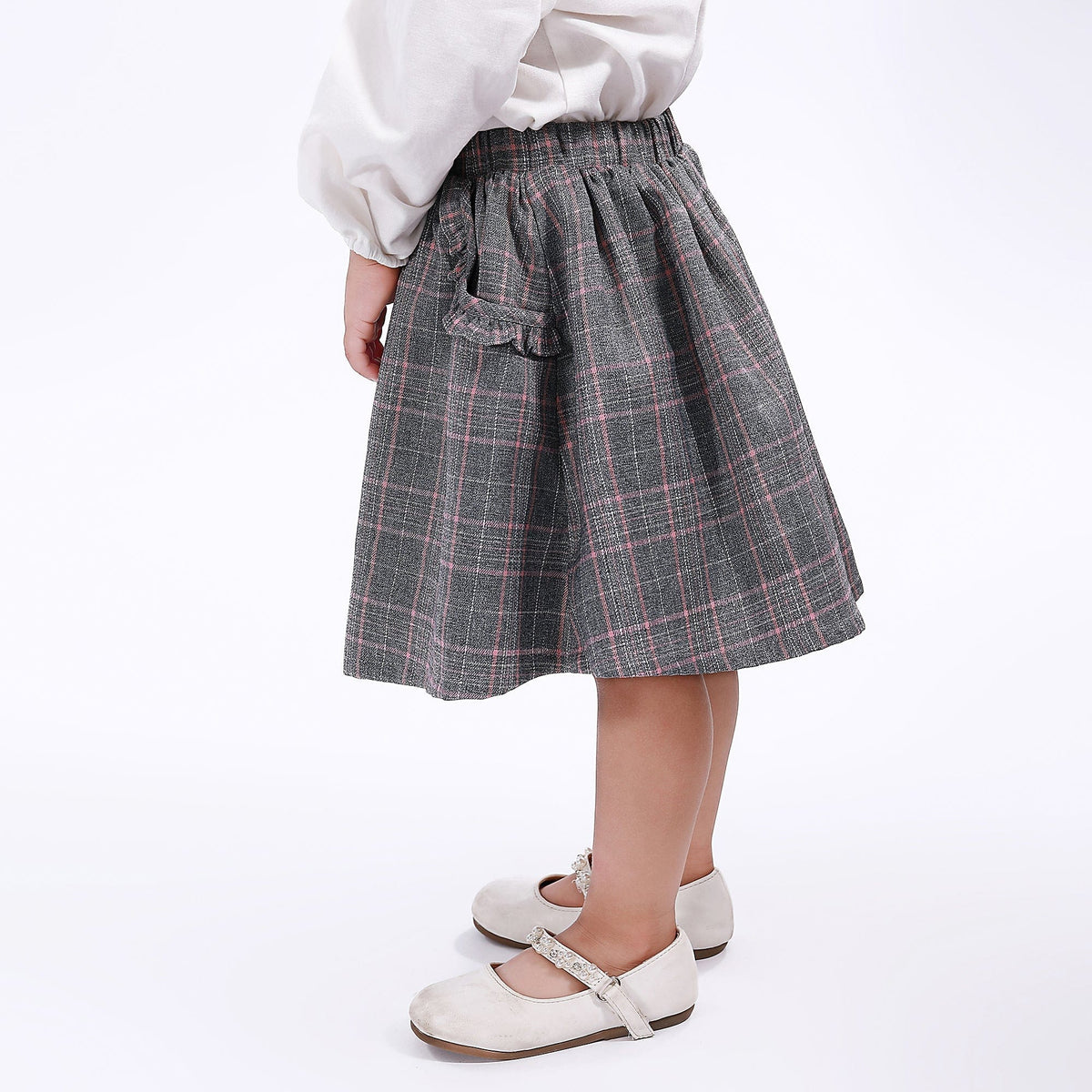 Casual Checked Skirt for Baby girl Image