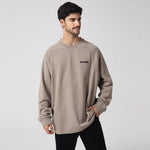 Casual Embroidery Sweatshirt for Men Image