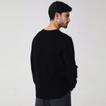 Casual Plain Sweater for Men Image