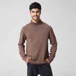 Casual Plain Sweater for Men Image