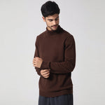 Casual Plain Sweater for Men Image