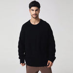 Casual Jacquard Sweater for Men Image