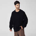 Casual Jacquard Sweater for Men Image