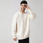 Casual Jacquard Sweater for Men Image