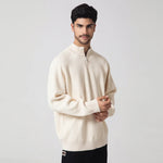 Casual Plain Sweater for Men Image