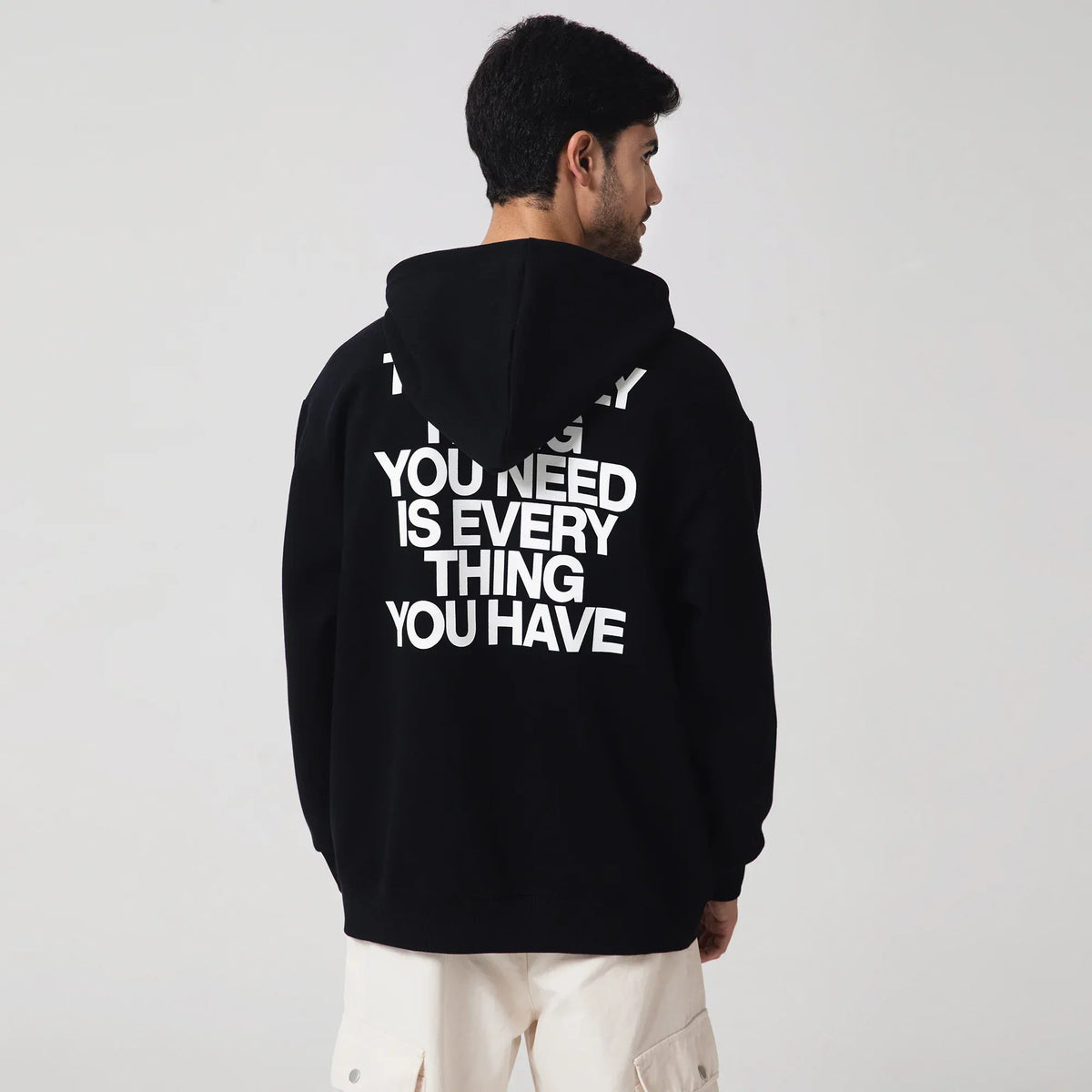 Casual Printed Hoodie for Men Image