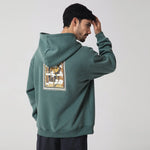 Casual Printed Hoodie for Men Image