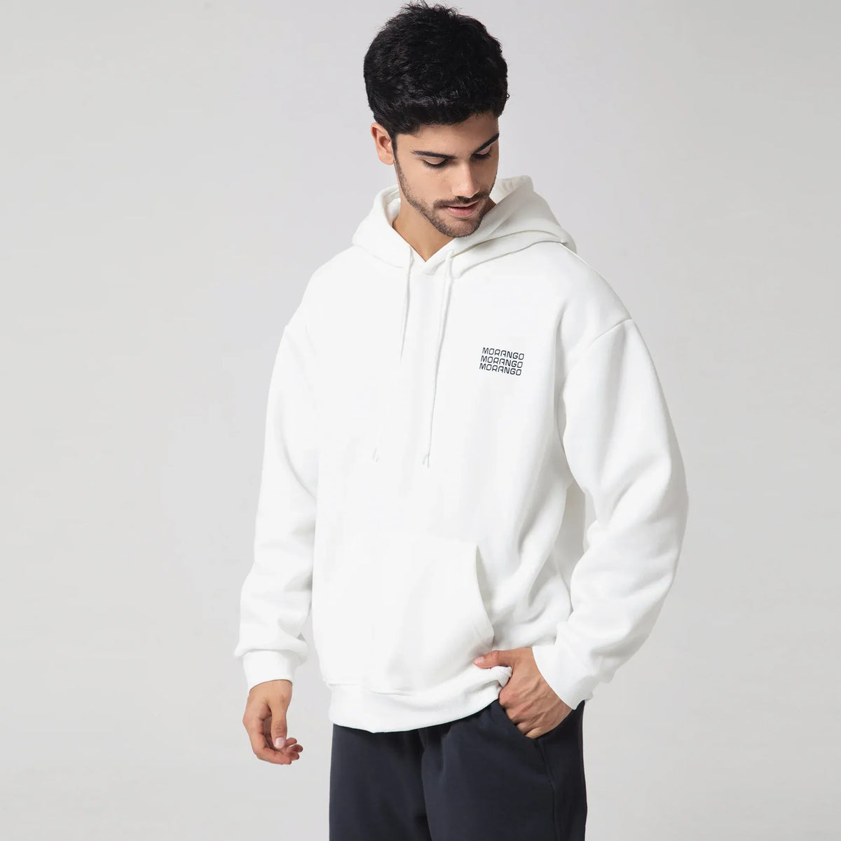 Casual Printed Hoodie for Men Image