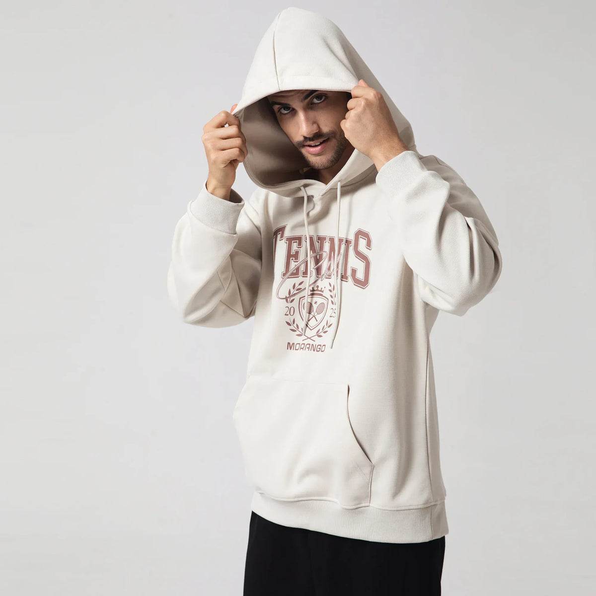 Casual Printed Hoodie for Men Image